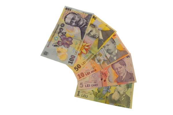 Lei sedeln rumänska valuta — Stockfoto