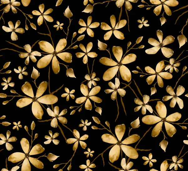 Χωρίς Ραφές Μοτίβο Λουλουδιών Λουλούδια Φόντο Αφηρημένη Κομψότητα Μοτίβο — Φωτογραφία Αρχείου