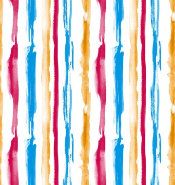 Renkli boya fırçası deseni. Soyut şablon tasarımı