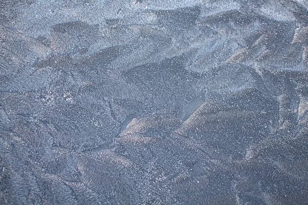 Patrón de textura azul y nieve de cerca en tonos fríos — Foto de Stock