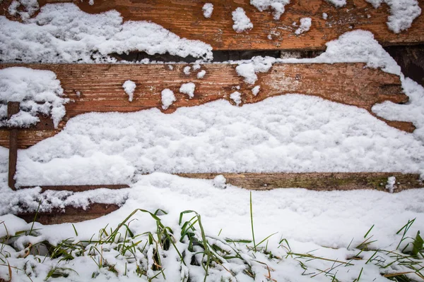 Karda tahta dizayn etmek için doğal arka plan — Stok fotoğraf
