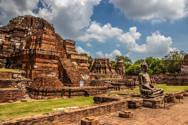 Ayutthaya Wat Mahathat Thailand Asia Siam — Stock Photo, Image