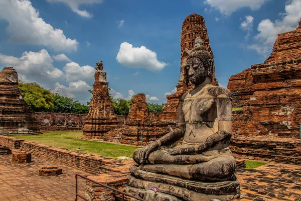 Ayutthaya Wat Mahathat Thailand Asia Siam — Stock Photo, Image
