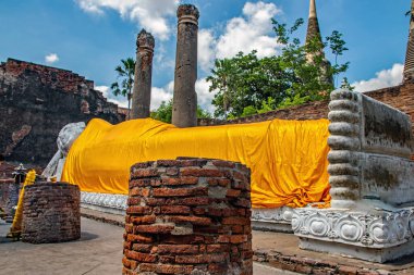 Ayutthaya Wat Yai Chaimongkhon Tayland Asya Siyam