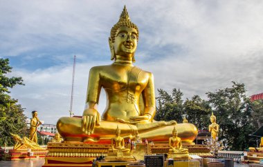 Pattaya 'daki büyük Buda tapınağı.
