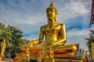 Pattaya 'daki büyük Buda tapınağı.