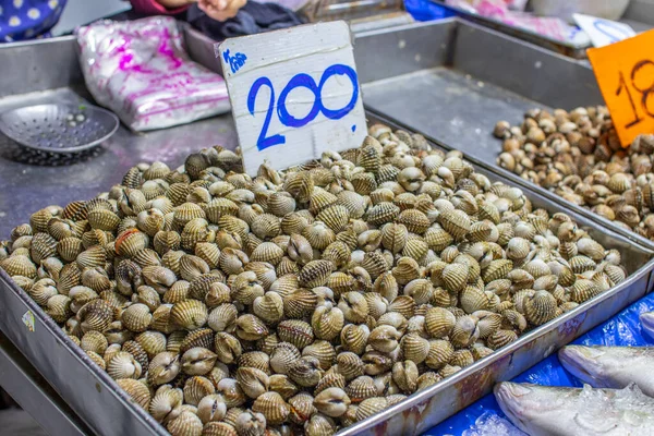 Mercado Frutos Mar Naklua Perto Pattaya — Fotografia de Stock