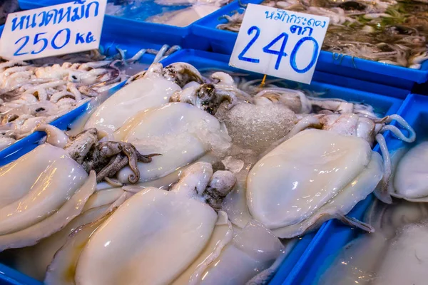 Pattaya Yakınlarındaki Naklua Deniz Ürünleri Pazarı — Stok fotoğraf