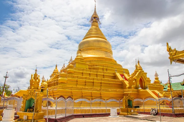 Pagoda Mandalaji Myanmaru Dříve Barma — Stock fotografie