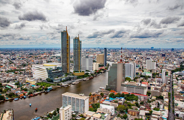 Bangkok view to chaoprayarivrr