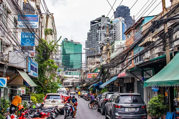 Streetlife Bangkok Tailandia Septiembre 2020 — Foto de Stock