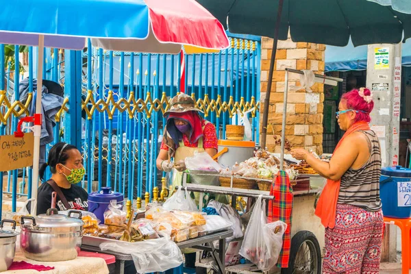 Mercado Tailandês Pattaya Tailândia Outubro 2020 — Fotografia de Stock