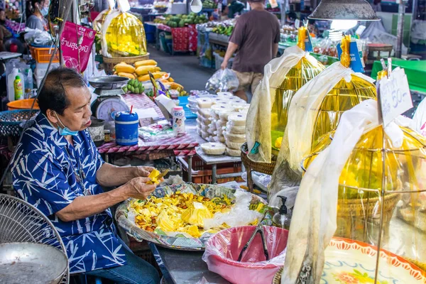 Mercado Don Wai Perto Nakhon Pathom — Fotografia de Stock