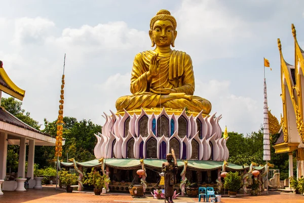 Templo Del Dragón Wat Samphran Nakhon Pathom Tailandia Asia — Foto de Stock