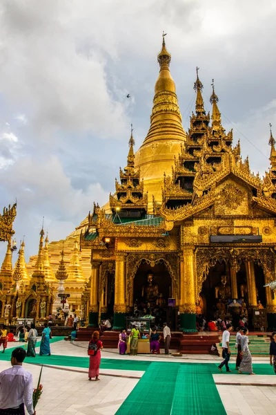 Shwedagon Yangon Myanmar Barma — Stock fotografie