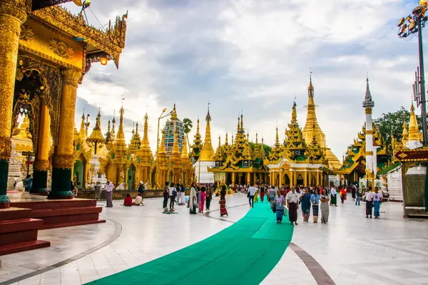 Shwedagon Rangún Myanmar Birmania — Foto de Stock