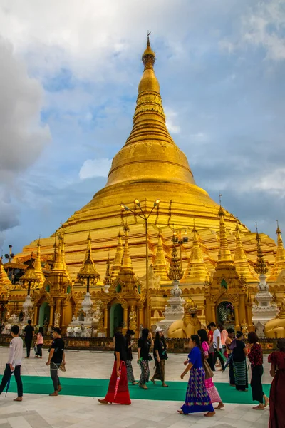 Shwedagon Yangon Myanmar Barma — Stock fotografie