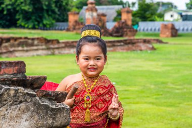 Ayutthaya Tayland 'daki Wat Chai Watthanaram, bir eğitim gezisi kapsamında ziyaret edildi. 04 / 09 / 20220