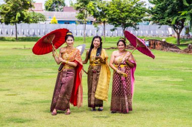 Ayutthaya Tayland 'daki Wat Chai Watthanaram, bir eğitim gezisi kapsamında ziyaret edildi. 04 / 09 / 20220