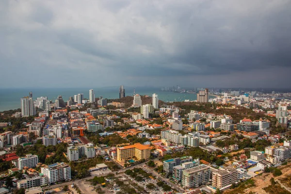 View Cityscape Pattaya District Chonburi Thailand Asia — Stock Photo, Image