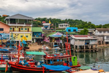 Koh Sichang limanı. Chonburi Tayland Asya bölgesi.
