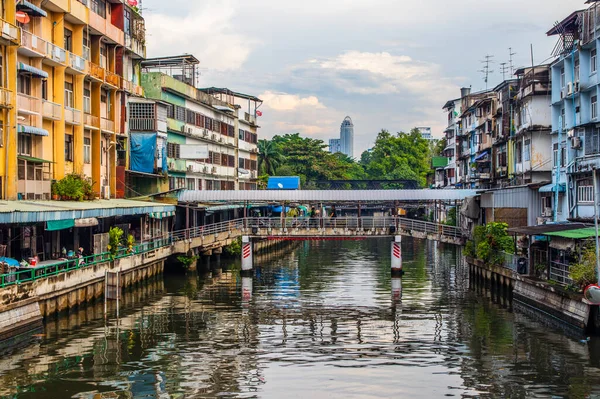 Canal Bangkok Thailand Asia — Stock Photo, Image