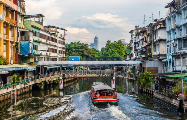 Canal Bangkok Thailand Asia — Stock Photo, Image