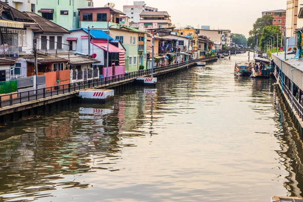 Canal Bangkok Thailand Asia — Stock Photo, Image