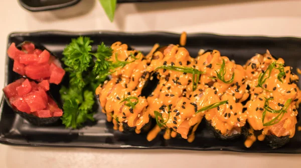Sushi Cibo Dalla Thailandia Asia — Foto Stock