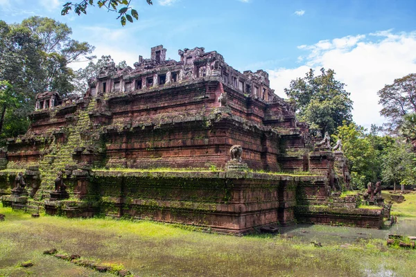 Angkor Archaeological Park Located Northern Cambodia Siem Reap — Stock Photo, Image