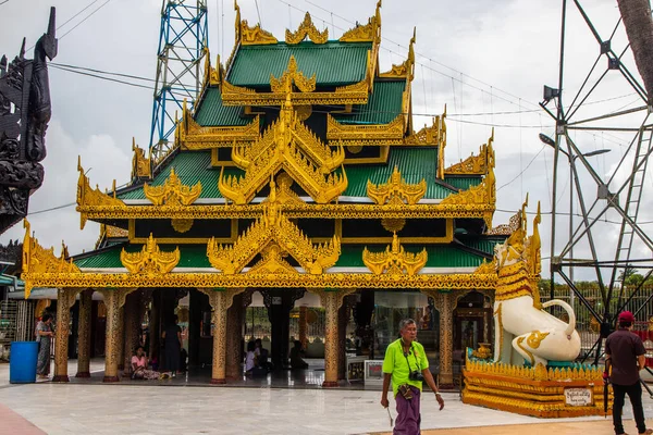 Kyauktan Township Yangon Region Myanmar Barma Asia Visit Kyauktan Pagoda — Stock fotografie