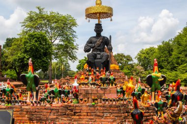 Ayutthaya Tayland ve Güneydoğu Asya 'da Buda Heykeli