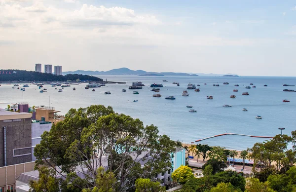 Pattaya District Chonburi Tailândia Ásia Vistas Para Baía — Fotografia de Stock