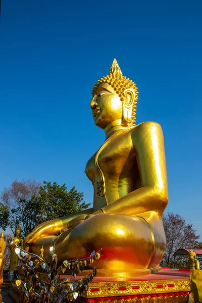 Buda Grande Oro Distrito Pattaya Chonburi Tailandia Sudeste Asiático — Foto de Stock