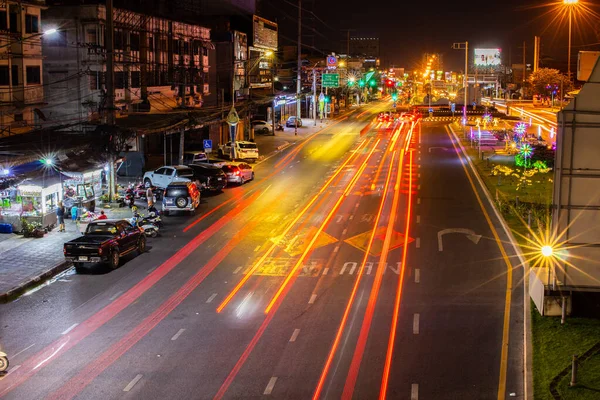 Jalan Sukhumvit Thailand Asia — Stok Foto