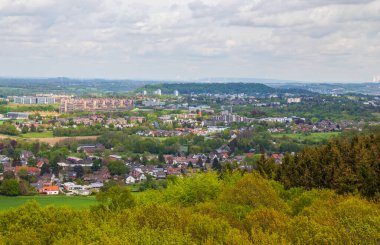Almanya, Belçika ve Hollanda üçgenlerindeki Aachen çevresindeki manzara.