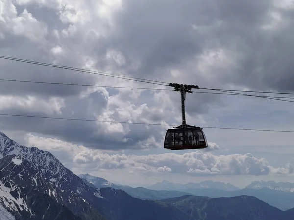 Téléphérique Chamonix Mont Blanc France Europe — Photo