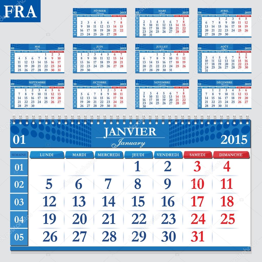 quarterly calendars 2015