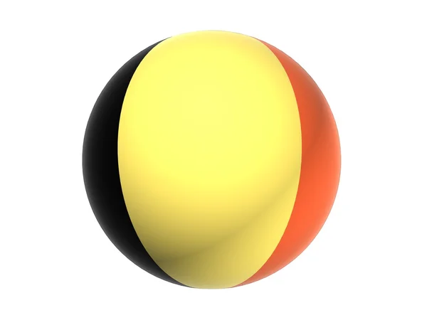3D Flagge von Belgien — Stockfoto