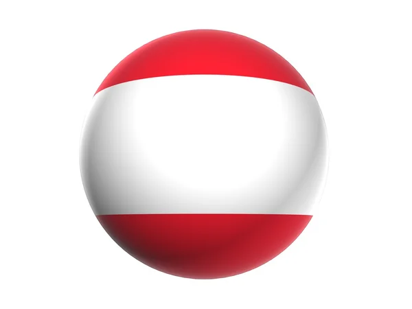3D flag of Austria — Stock Photo, Image