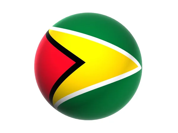 3D flag of Guyana — Stock Photo, Image