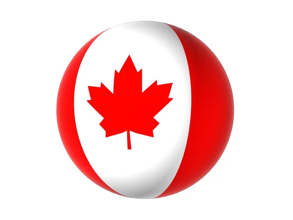 Bandeira 3D de Canada — Fotografia de Stock