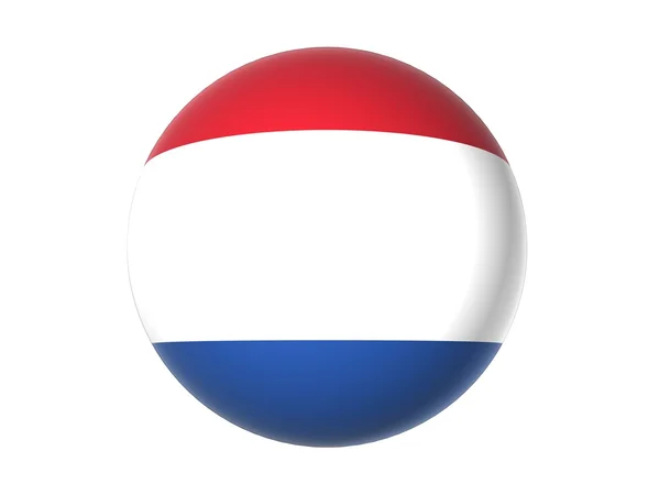 Bandeira 3D da Holanda — Fotografia de Stock