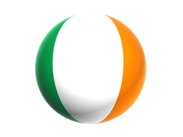 Bandeira 3D de Ireland — Fotografia de Stock