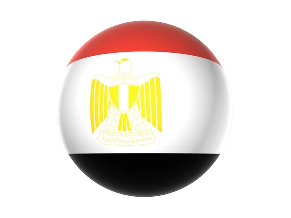 Drapeau 3D de l'Egypte — Photo
