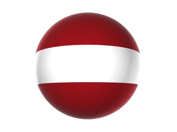 3D flag of Latvia — Stock Photo, Image