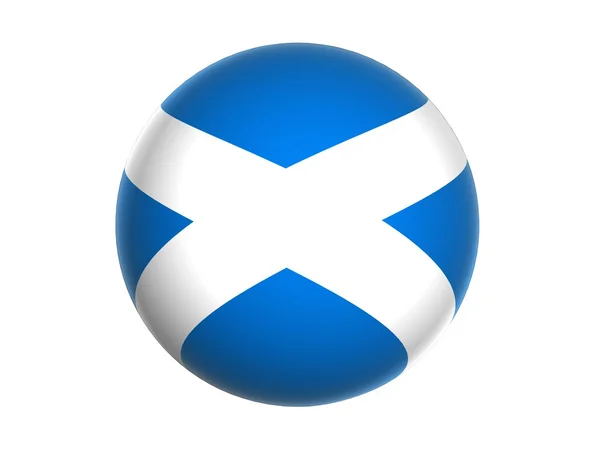 3D-vlag van Schotland — Stockfoto