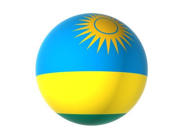 Ruanda 3D bayrağı