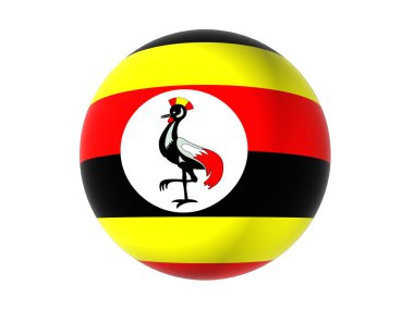 3D uganda bayrağı