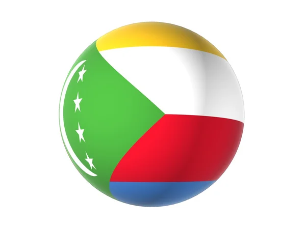 3D flag of Comoros — Stock Photo, Image